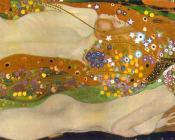 古斯塔夫克林姆特 - Water Serpents II